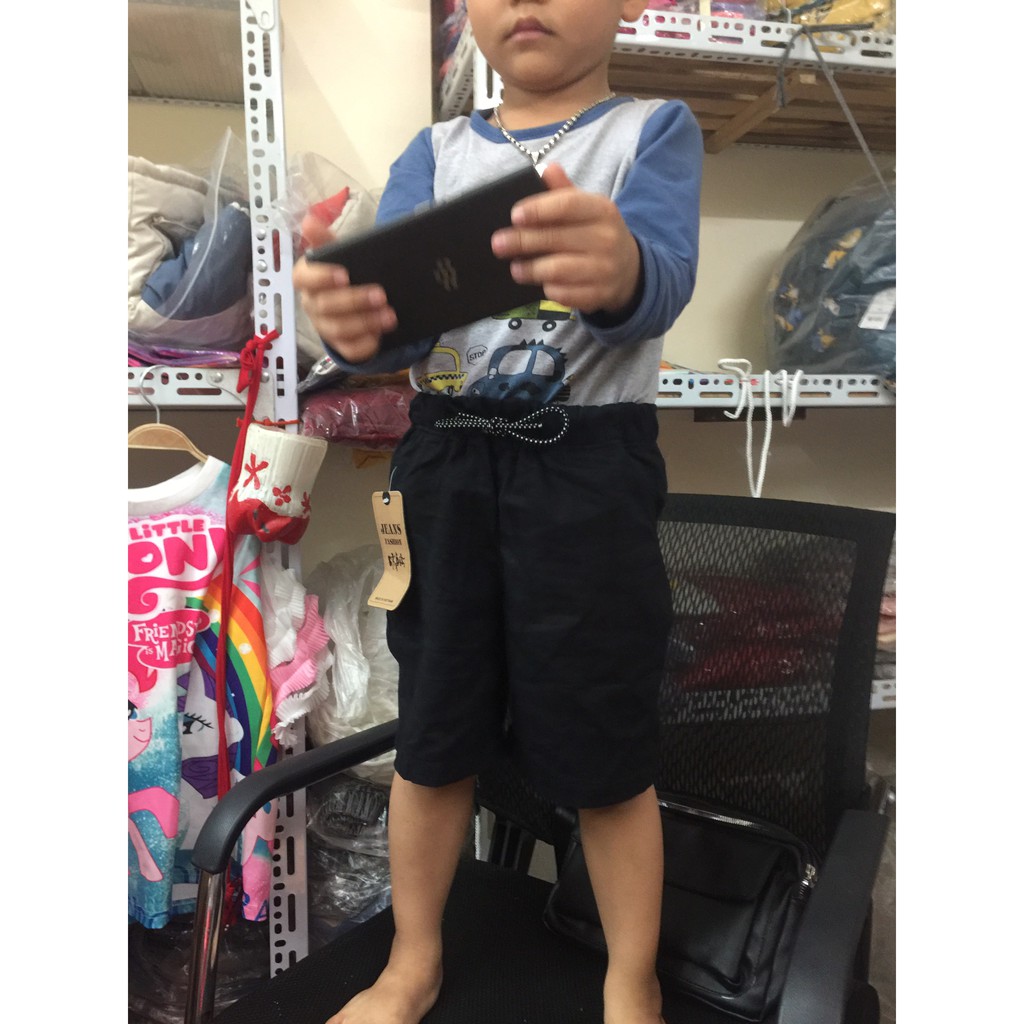 Quần đùi quần sooc cho bé trai cotton thoáng mát