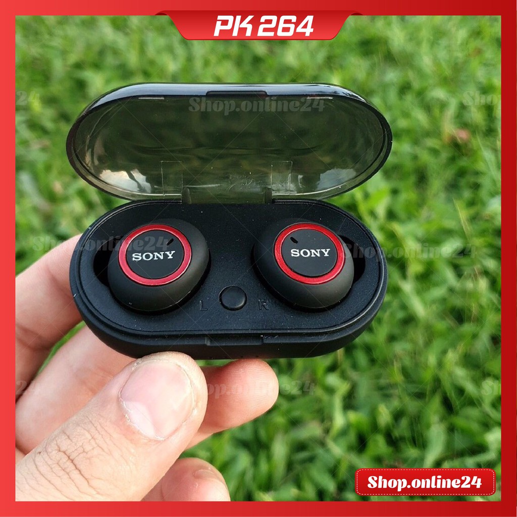 [Bảo hành 6th] Tai nghe Bluetooth Đen Sony sport TWS-D76 Rất ấm Bass-treble rõ ràng | BigBuy360 - bigbuy360.vn