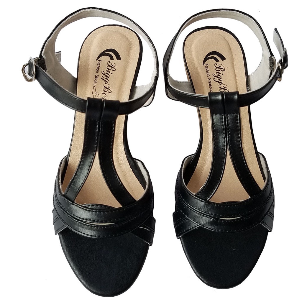 Giày sandal cao gót nữ BIGBEN cao 3 phân GCG88