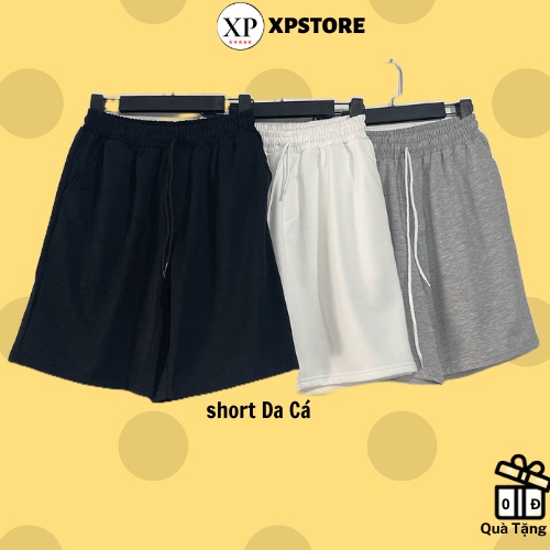 Quần Short Nam Nữ - Quần Short Thun Da Cá Trơn unisex (Ảnh Thật)
