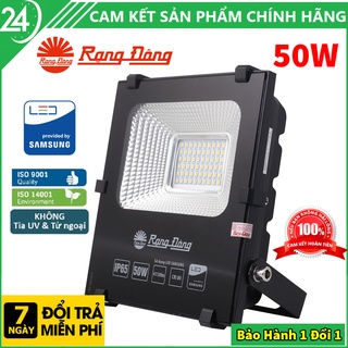 Đèn Pha Led Rạng Đông 50W Chống Nước IP65, Tiết Kiệm Điện - Hàng Chính Hãng