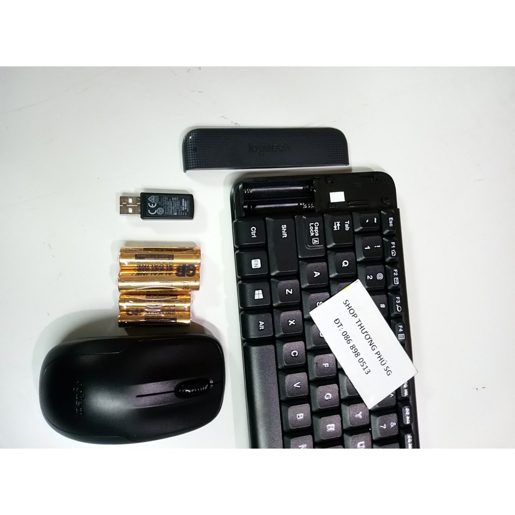 Bộ phím chuột không dây Combo Keyboard - Mouse Logitech - MK220