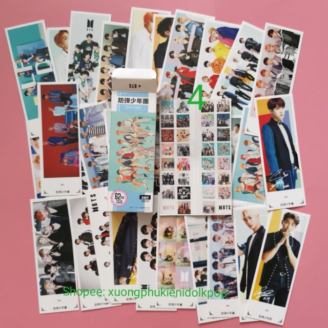 Book mark ảnh in hình Bangtan