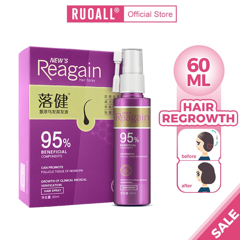 Tinh dầu dạng xịt Reagain giúp kích mọc tóc giảm rụng tóc dành cho nữ 60ml 100g