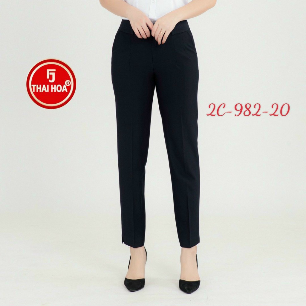 Quần tây Thái Hòa 9 tấc 2 ly chìm màu xanh đen 2C-982