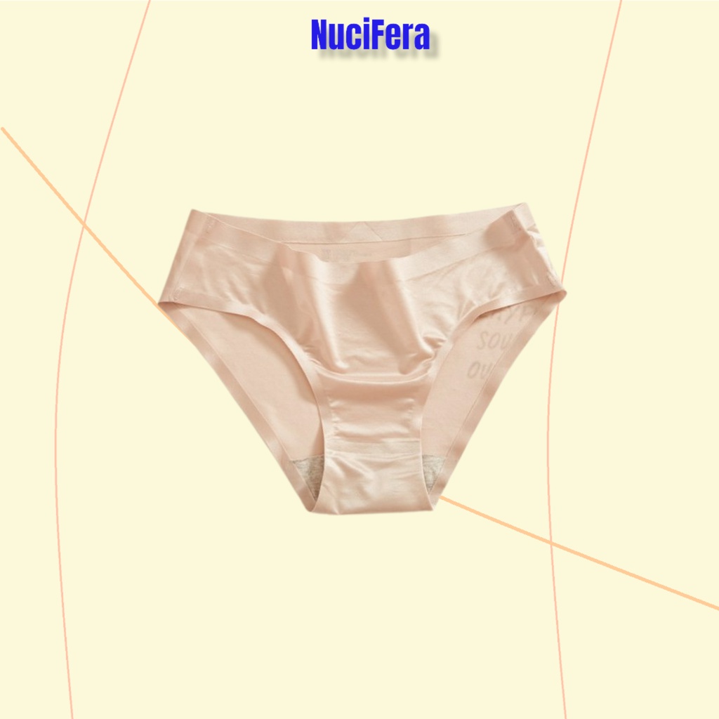 Quần lót nữ tàng hình băng lụa siêu mỏng không đường may NuciFera