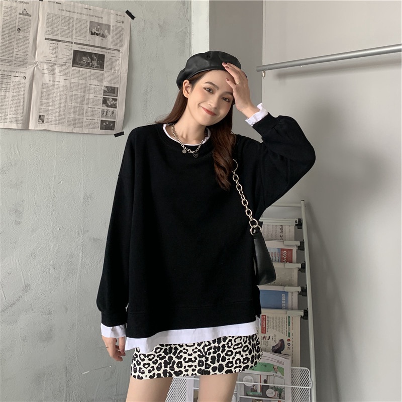  Áo Sweater Mỏng Tay Dài Cổ Tròn Thời Trang Mùa Thu Cho Nữ | BigBuy360 - bigbuy360.vn