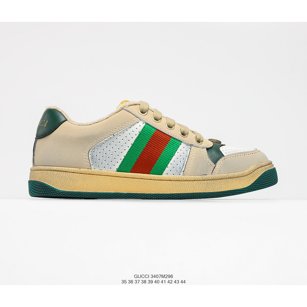 GIÀY SNEAKER MÃ SẢN PHẨM_Gucci Distressed Screener sneaker NHIỀU MÀU PHONG CÁCH FULLBOX + FREESHIP