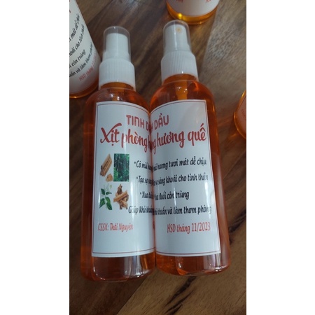 Tinh dầu thơm hương quế dạng xịt