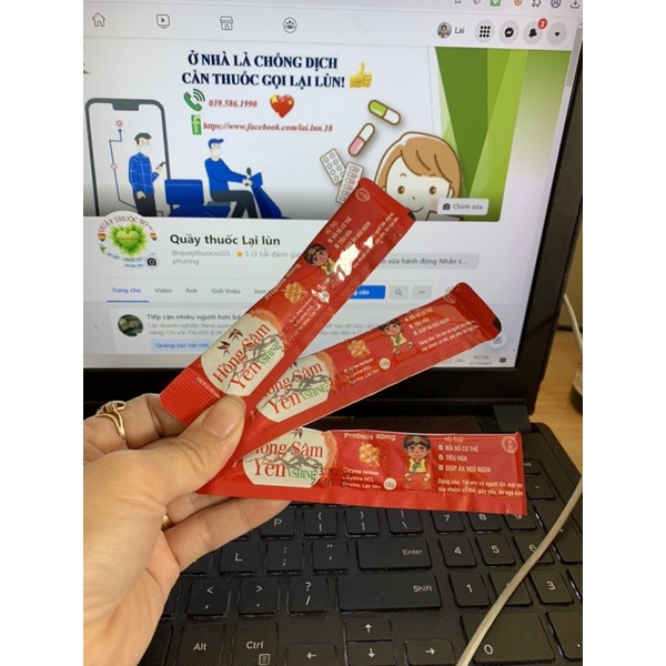 Thạch Hồng Sâm Yến Vshine