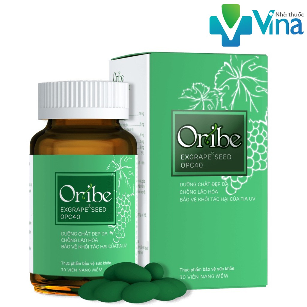 Viên Uống Đẹp Da, Chống Lão Hóa, Chống Nắng ORIBE- Hộp 30 viên nang mềm