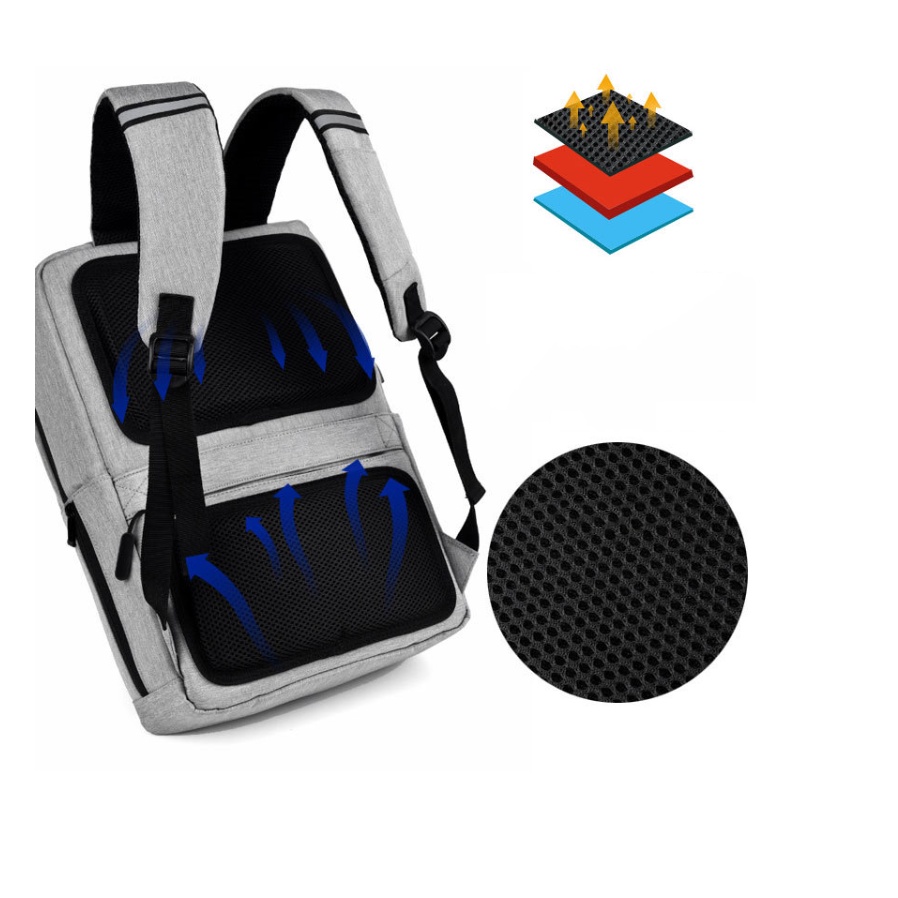 Balo laptop 17.3 inh đa chức năng cao cấp phong cách mới