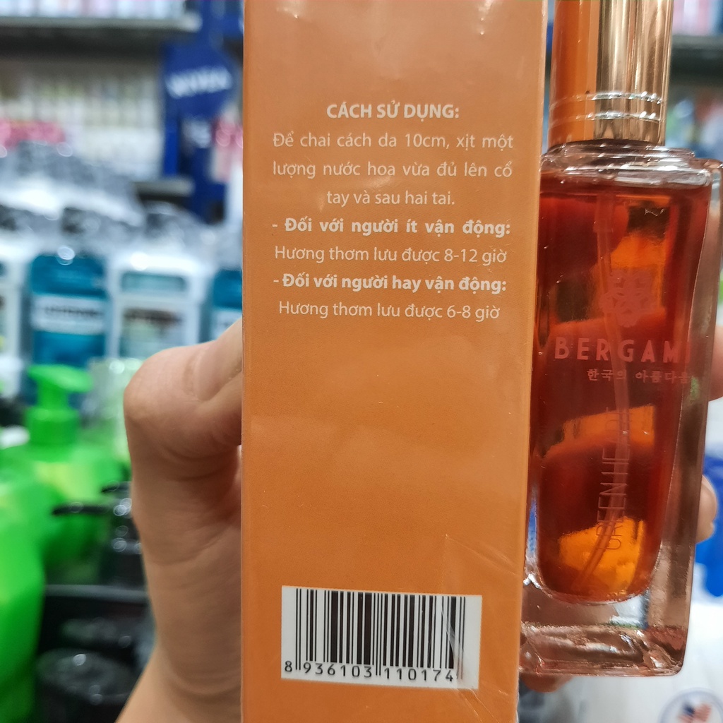 Nước hoa BERGAMI Green Heart 20ml