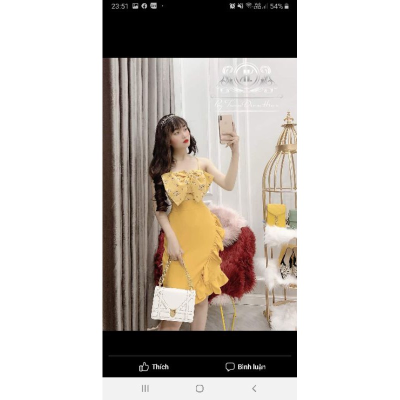 Sét áo nơ chân váy bèo | BigBuy360 - bigbuy360.vn