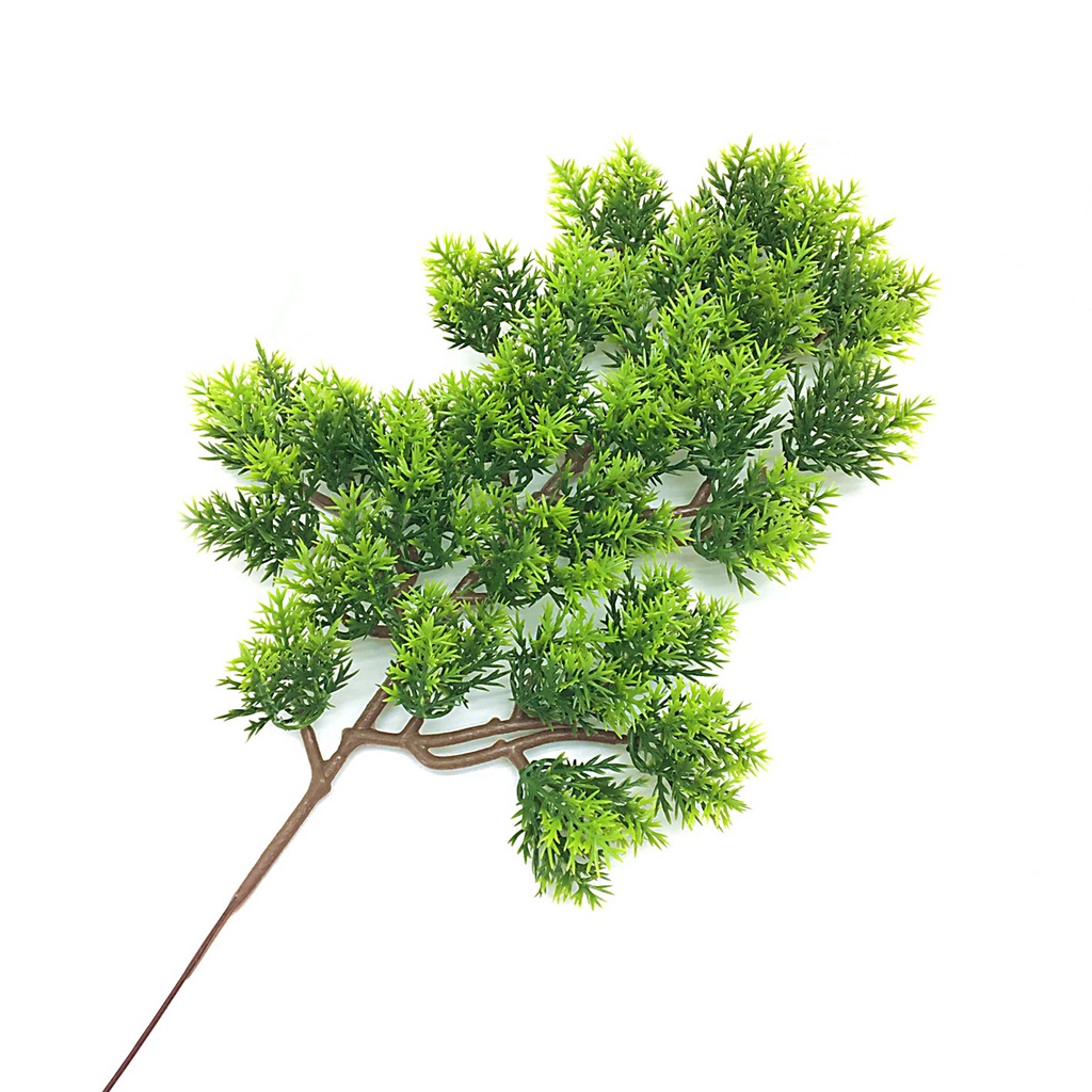 Cây lá thông nhân tạo bằng nhựa dùng trang trí để bàn
