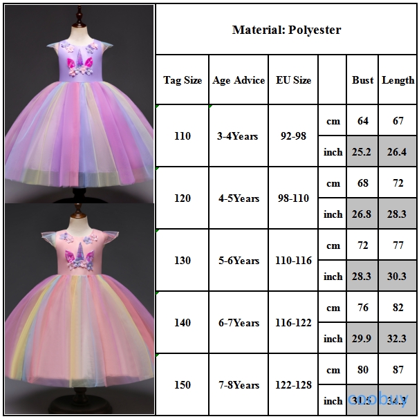 Đầm xòe in hình ngựa unicorn thiết kế đẹp mắt cho bé gái