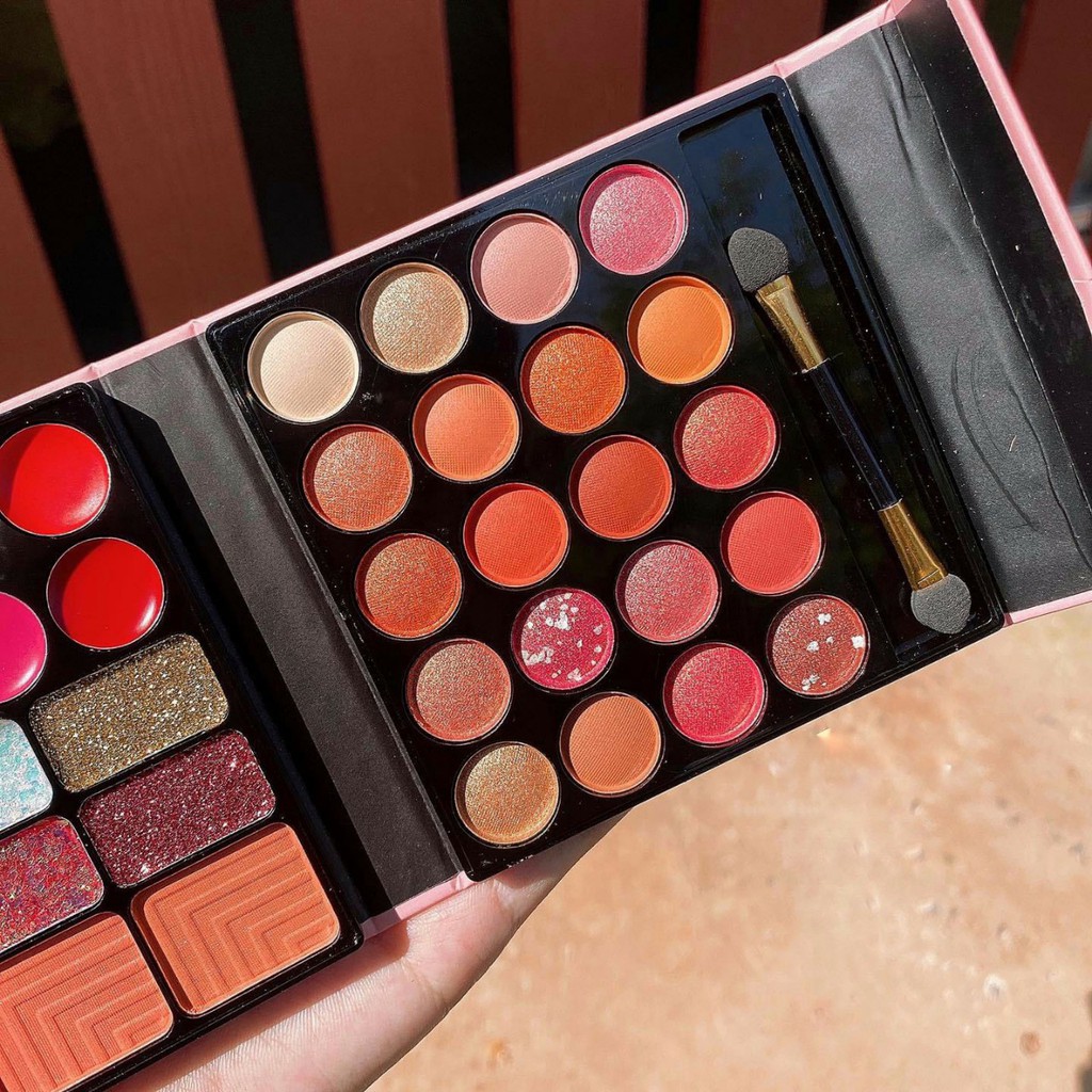 Phấn Bóp TRang Điểm Đa Năng Any Lady Hello, phấn trang điểm thiết kế cute, phấn mắt nhũ, phấn má, son môi, bộ trang điểm | BigBuy360 - bigbuy360.vn