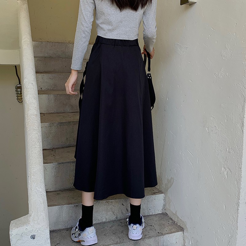 [Bán chạy] Chân váy Midi dài Ulzzang Quảng Châu VVD15 | BigBuy360 - bigbuy360.vn