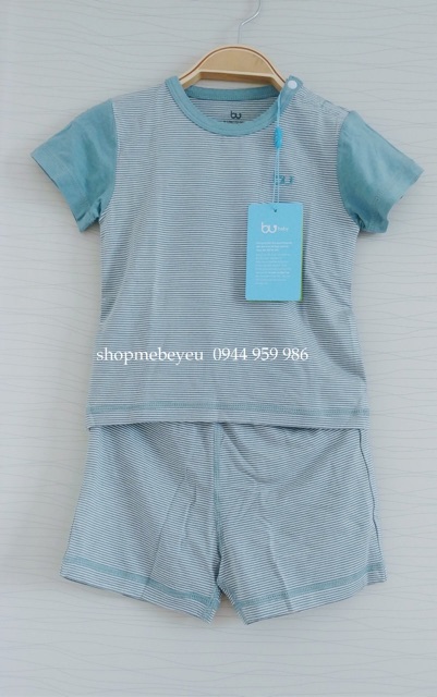 Bu bamboo Bộ cộc tay Bu chất bamboo sợi tre cài vai 2020