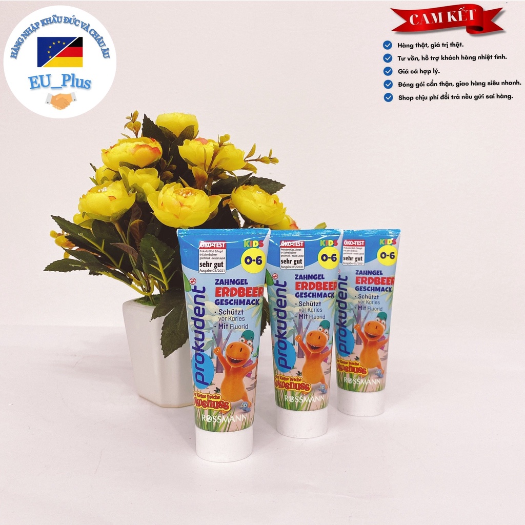 Kem đánh răng trẻ em Prokudent 75ml - Đức