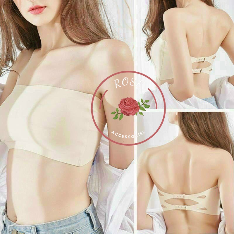 Áo lót Bra nữ không gọng ko dây chống tụt chất siêu mềm Rose Accessories BRA04