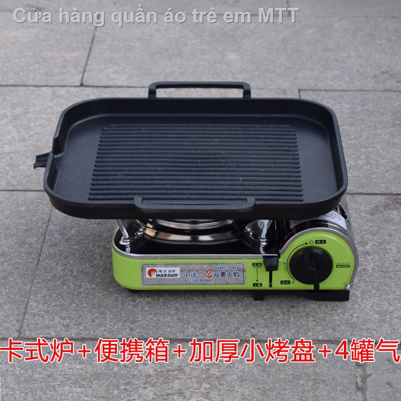 Mixian Mini Cassette Bếp khí di động ngoài trời nhỏ Picnic Gas Lò nướng