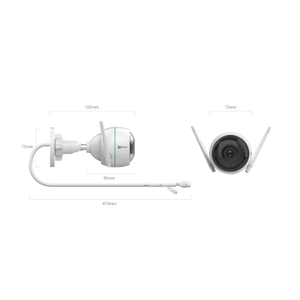 Camera IP wifi chống nước Ezviz CS-CV310 1080P ( C3WN)-BH 24 tháng