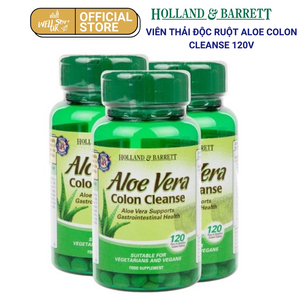 VIÊN THẢI ĐỘC RUỘT ALOE COLON CLEANSE 120v