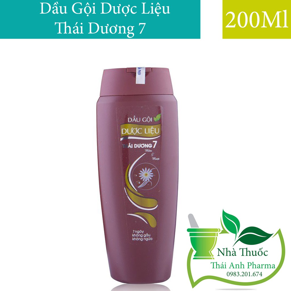 Dầu gội trị nấm, gàu, ngứa, rụng tóc Thái Dương 7 200ml / 600ml / 1100ml