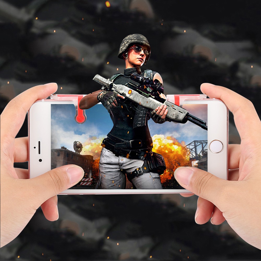 2 nút điều khiển gắn điện thoại chơi game PUBG