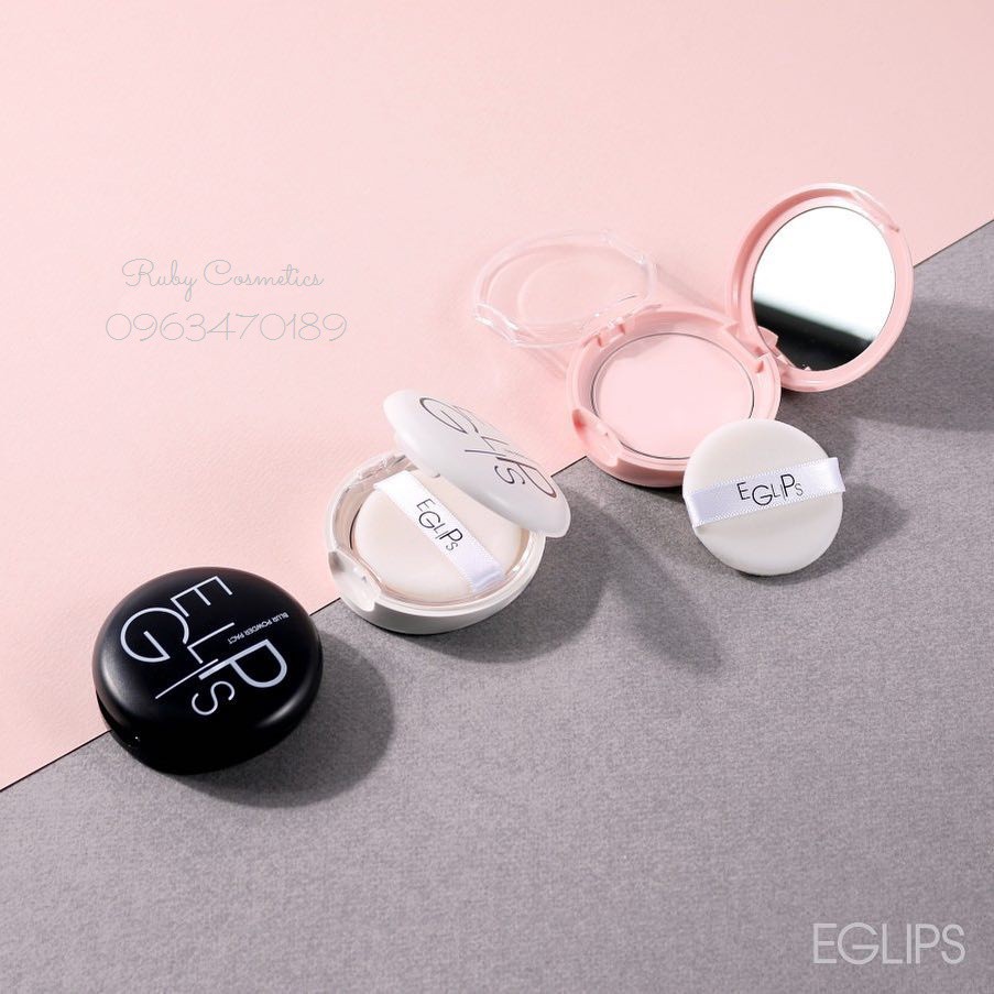 Phấn Phủ Eglips Powder Pact (Oil Cut - Oil Glow - Blur - Lavender) (Hộp 8g)