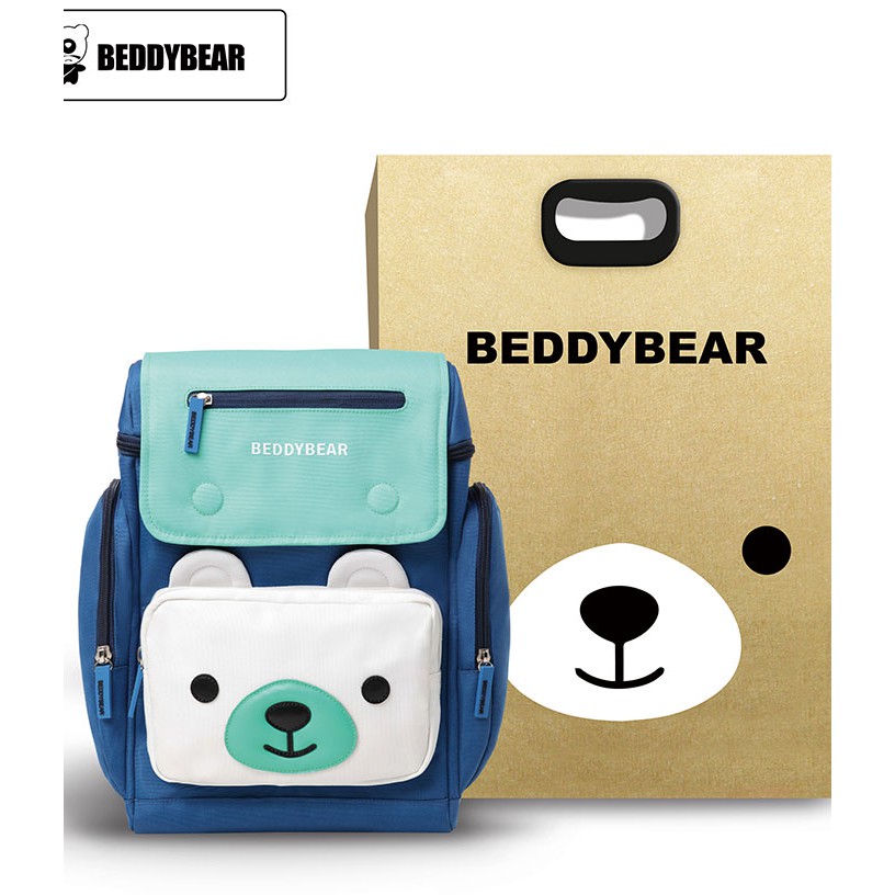 Balo CHỐNG GÙ LƯNG BeddyBear  Beddy bear họa tiết thỏ PIPI Phù hợp bé trai gái học Tiểu học từ 6 tuổi trở lên . BH 1 năm