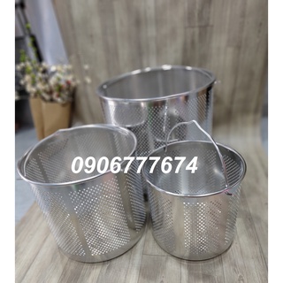 LỒNG TRỤNG / LỒNG LỌC xương,thịt,gia vị nấu nước lèo inox 304 dày đẹp [Có sẵn] [Ảnh thật]