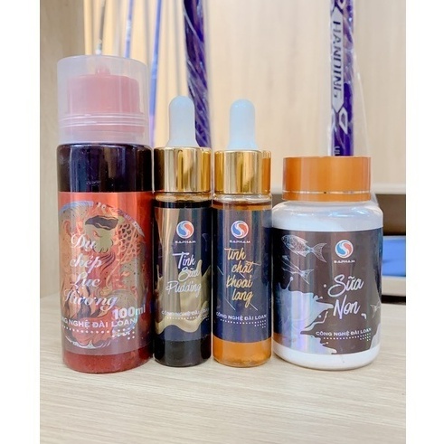 Bộ Tinh mùi câu chép Sa Phạm mới siêu nhạy : Dụ Chép Lục Hương + Tinh sữa Pudding + Tinh chất khoai lang + Sữa non