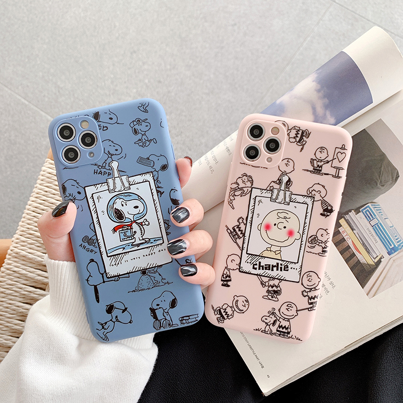 Ốp điện thoại mềm họa tiết Snoopy xinh xắn cho Xiaomi Redmi 9 Note 9s 9 8 Pro K30 Mi 10 9 8 Pro Redmi9