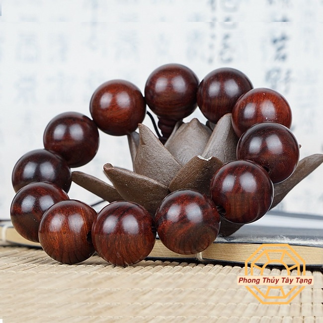 Vòng tay phong thủy, Vòng Gỗ Trắc mang lại Bình an May mắn - [TẶNG TÚI GẤM] - Phong Thủy Tây Tạng