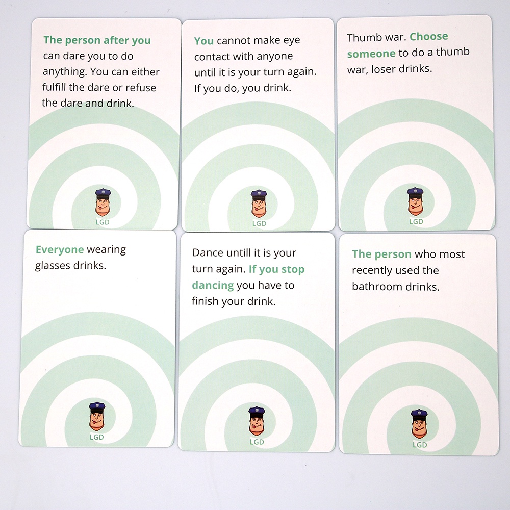 Bộ Bài Board Game Drinking Game Let's Get Drunk Dành Cho Nhóm Bạn Tiệc Tùng Uống Rượu Bia BG66