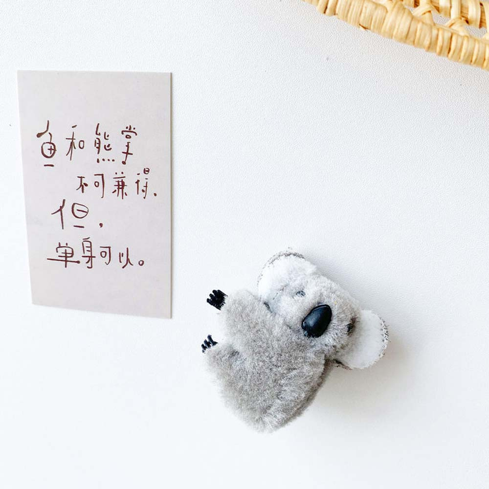 Kẹp Tóc Hình Gấu Koala Nhồi Bông Dễ Thương Nhiều Màu Sắc Phong Cách Hàn Quốc Cho Nữ