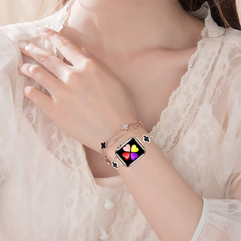 Dây Đồng Hồ Đeo Tay Bằng Thép Không Gỉ 2023 Dành Cho Apple Watch 7 Band 41Mm 40Mm 38Mm iwatch se 6 5 4 3 45Mm 44Mm 42Mm