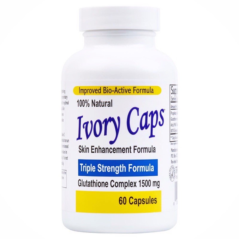 (8/22 Air bill) Viên uống Ivory Caps trắng da, giảm nám, mờ tàn nhang 60 viên | BigBuy360 - bigbuy360.vn
