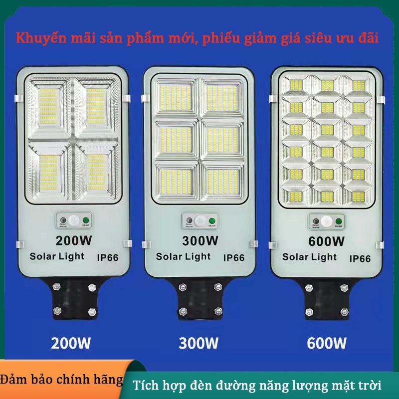 Đèn Đường Năng Lượng Mặt Trời , Đèn LED Năng Lượng Tấm Pin Liền Thể