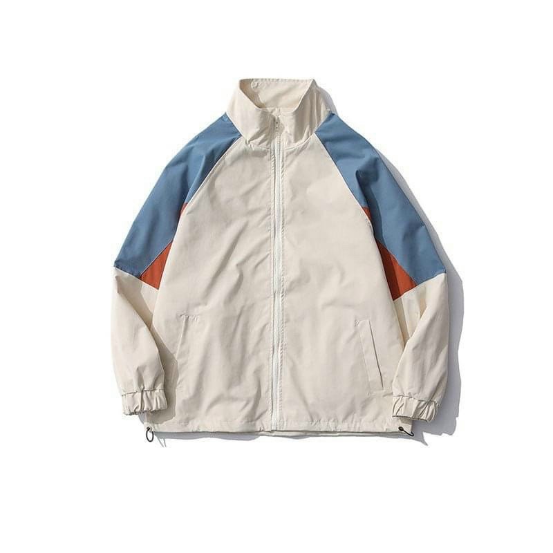 Áo Khoác Dù HEBFN LOGO Nam Nữ Ulzzang Unisex Form Rộng Bomber TRƠN Jacket - F.s.shop68