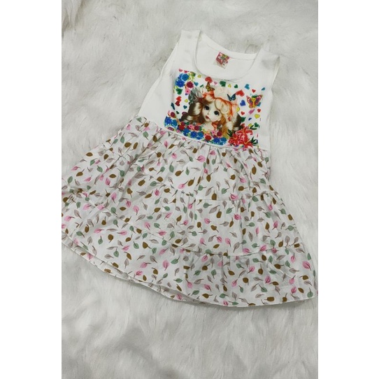 Đầm vải Kate,lụa cho bé gái