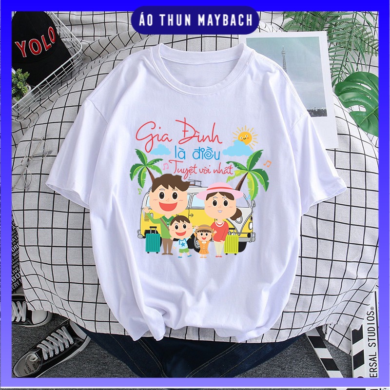 Áo Thun Đồng Phục Đi Biển Gia Đình Team Building GĐ5-8