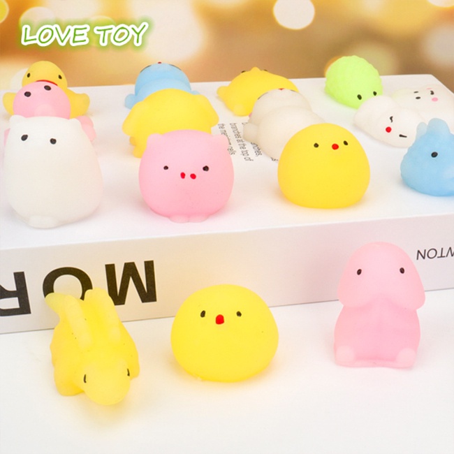 Đồ chơi nắn bóp đàn hồi giảm stress hình bánh bao dễ thương