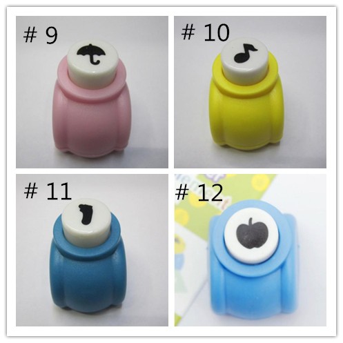 Dụng cụ bấm giấy tạo hình mini dùng làm đồ thủ công với 16 kiểu lựa chọn