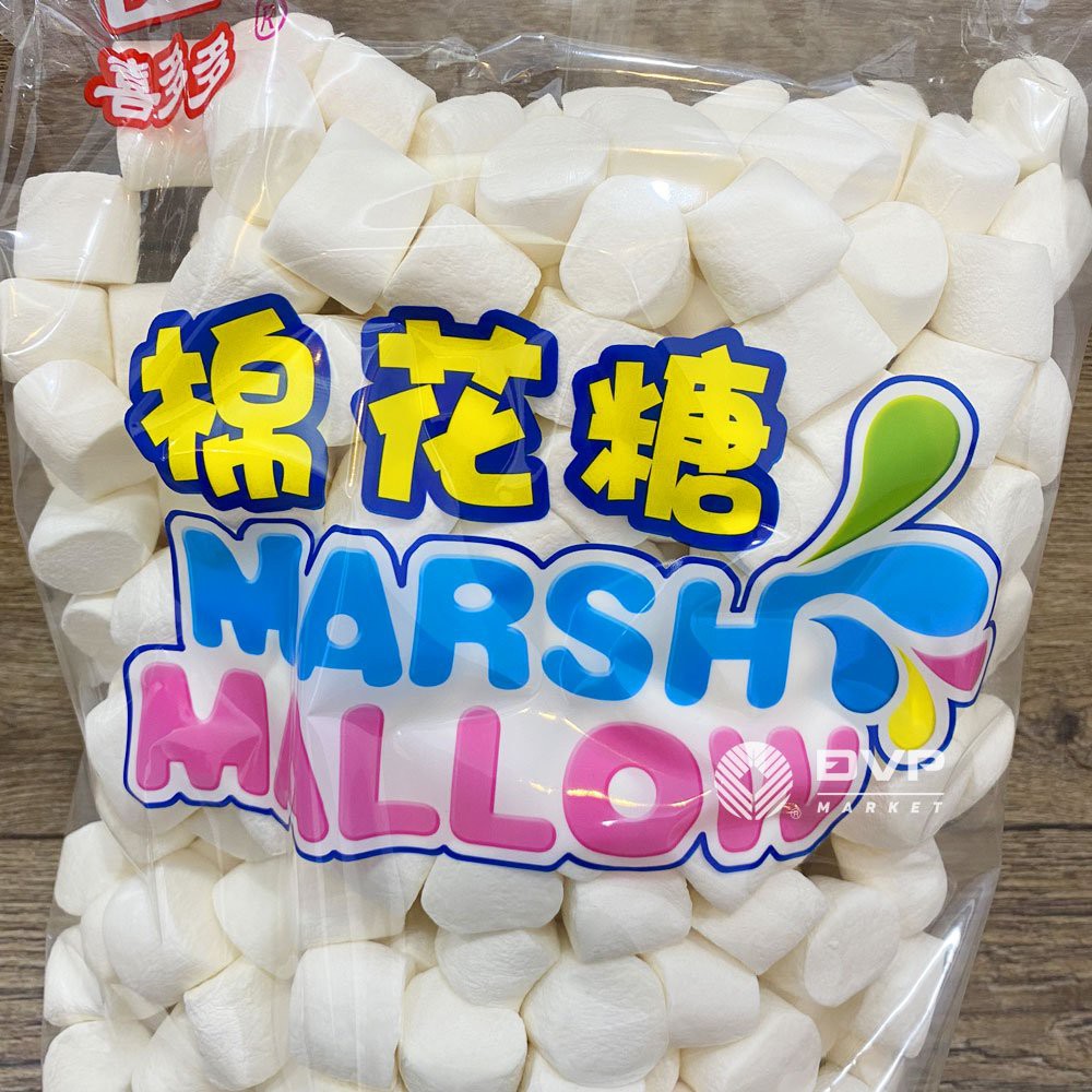 Kẹo xốp Marshmallow trắng, kẹo nougat trắng 1kg