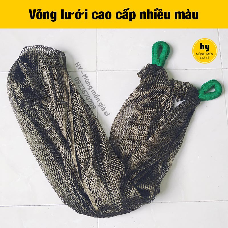 [TẶNG 5M DÂY] Võng lưới bó đầu 2m2 x 1m15 nhiều màu - ẢNH THẬT 100% | Mùng mền giá sỉ Hy | BigBuy360 - bigbuy360.vn