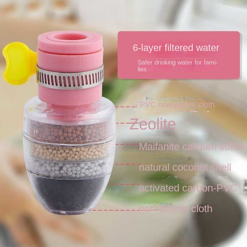 Đầu Lọc Gắn Vòi Nước Sáu Lớp Chống Văng Tiết Kiệm Nước