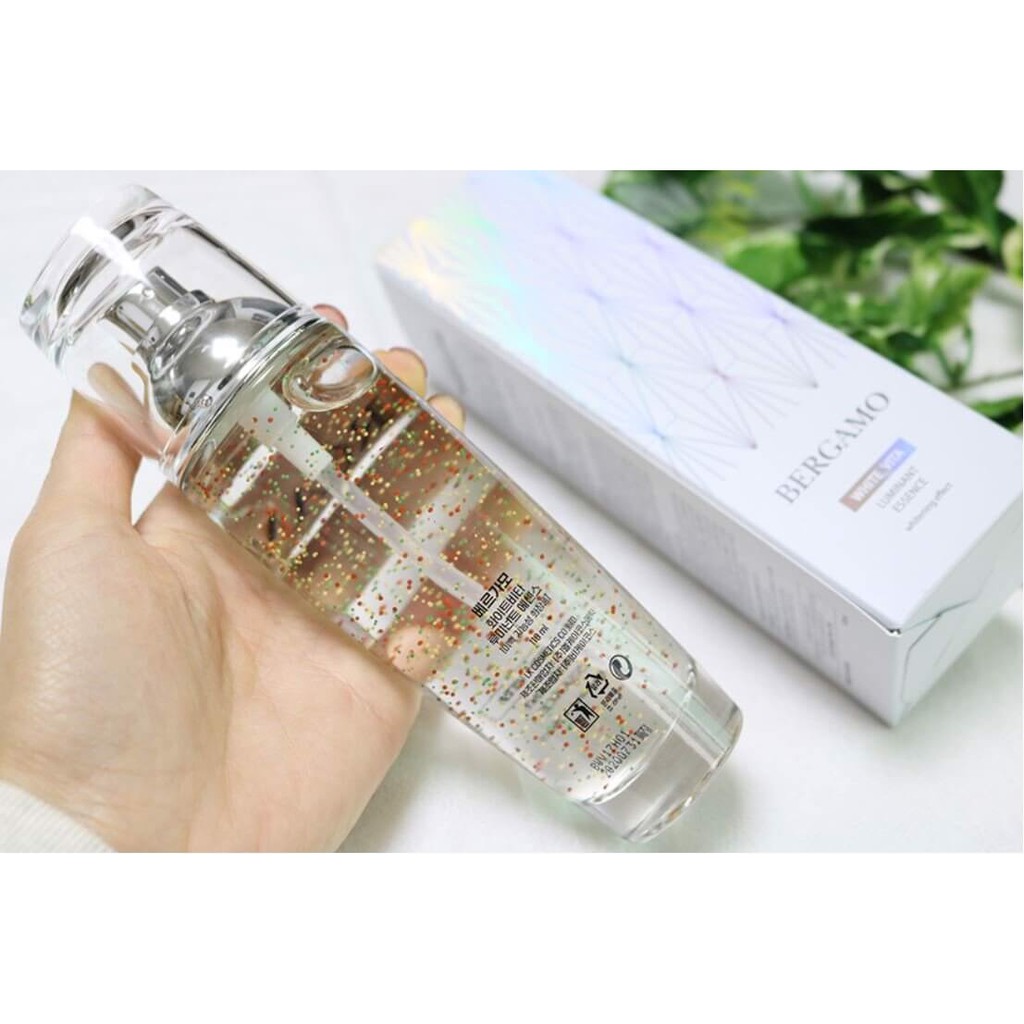 SERUM BERGAMO Giảm Thâm Nám, Se Kít Lỗ Chân Lông WHITE Vita Luminant Essence 110ml